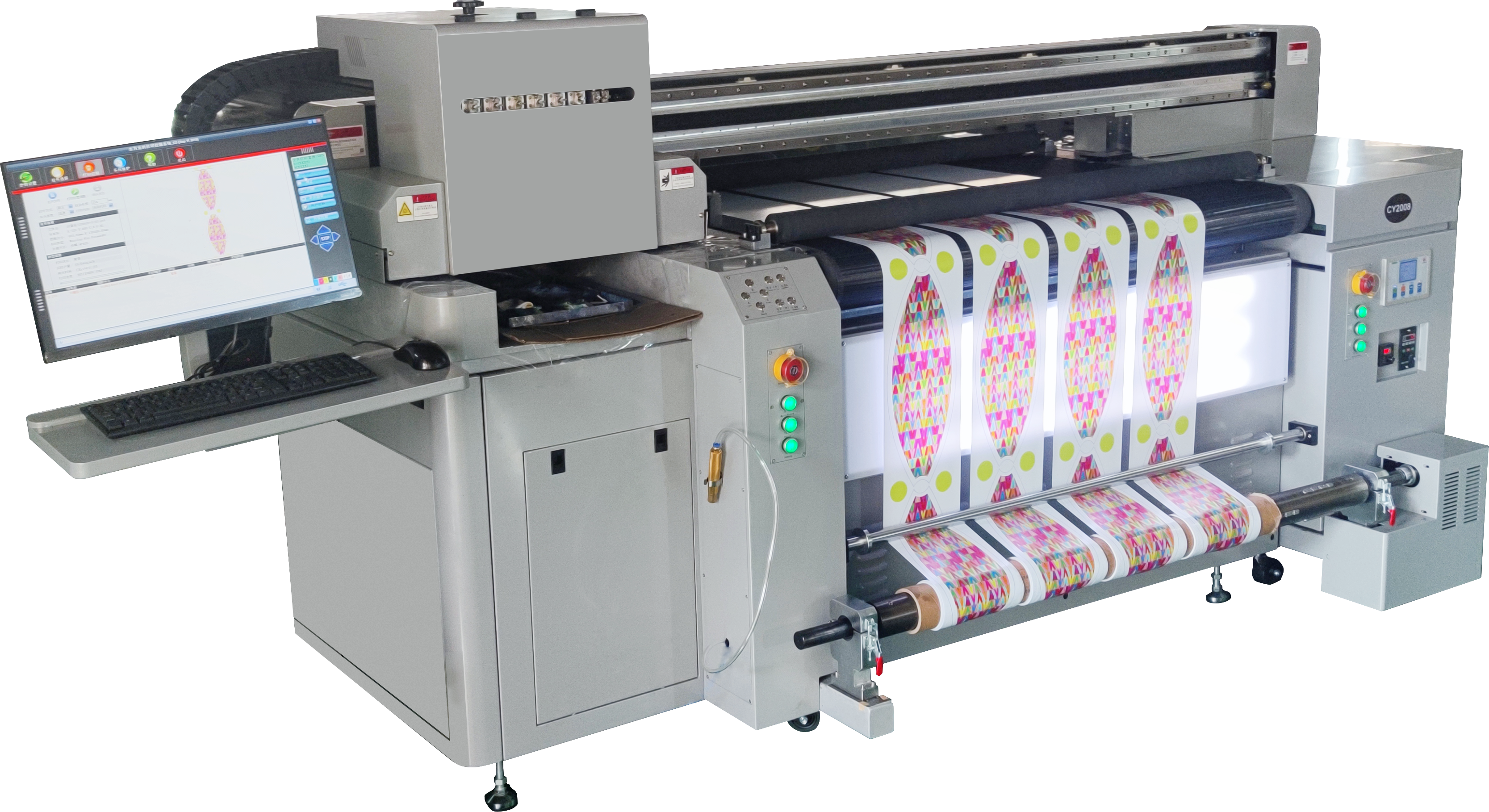 small roll & flatbed uv printer LK1200 hybrid uv printer